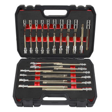 Ribe Socket Bit Set 32pc - 3/8" and 12" Sq Drive Ribe Socket Bit Set 32pc - 3/8" and 12" Sq Drive