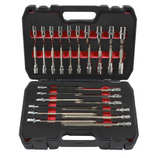 TX Socket Bit Set 32pc - 3/8" and 1/2" Sq Drive TX Socket Bit Set 32pc - 3/8" and 1/2" Sq Drive