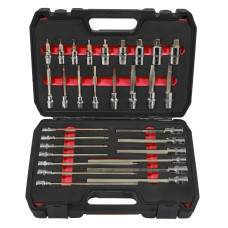 Hex Socket Bit Set 30pc - 3/8" and 1/2" Sq Drive Hex Socket Bit Set 30pc - 3/8" and 1/2" Sq Drive